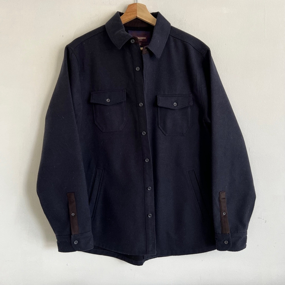Johnston & Murphy Shirt Jacket L Navy